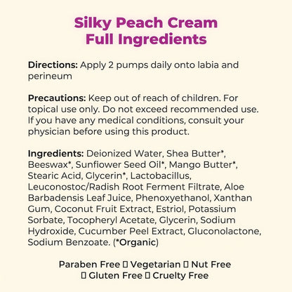 Parlor Games Silky Peach Cream Bioidentical for Women